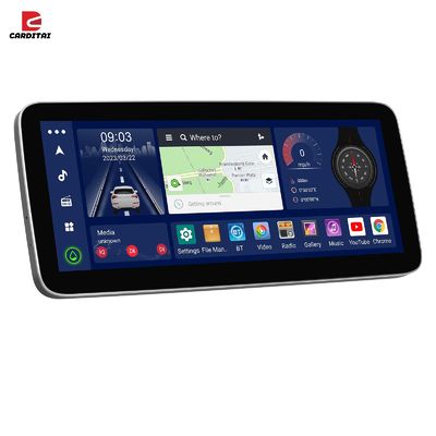 Universal 12.3 polegadas CarPlay Android GPS Navigation Player com função DSP Contacte-nos