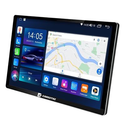Design de contato 2Din Android Carplay DVD estéreo para Nissan Kia Honda Toyota Opel Ford 13 polegadas
