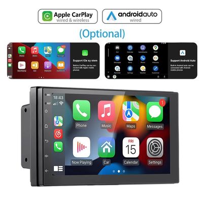 Universal colocação 7 polegadas touch screen Car DVD Player com BT Wifi e GPS de navegação