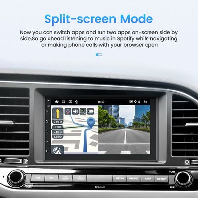 Universal colocação 7 polegadas touch screen Car DVD Player com BT Wifi e GPS de navegação