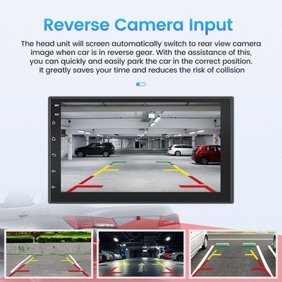 Universal colocação 7 polegadas touch screen Car DVD Player com BT Wifi e GPS de navegação