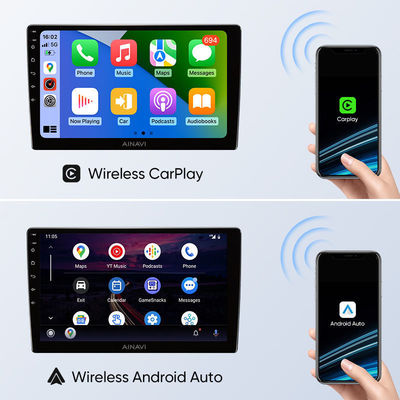 Reprodutor de vídeo multimídia Carplay Android Auto Car Stereo para Toyota Volkswagen Hyundai 7/9/10 &quot;Tamanho de tela 2DIN