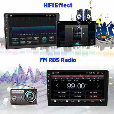 1280*800 7&quot; 9&quot; Inch Universal FM GPS 2 Din Touch Screen Sistema de Áudio de Carro Estéreo Vídeo Rádio de Carro Android
