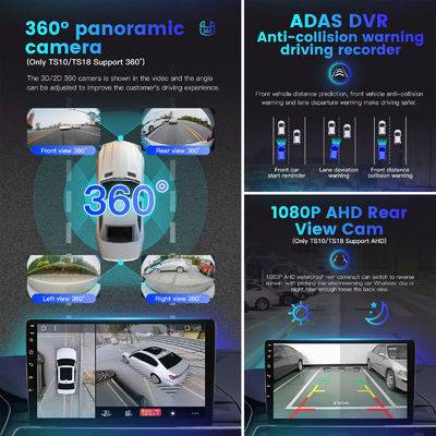 8 * CortexTM A55 1.6GHZ CPU 10.1inch 2 Din Car Radio para Montagem Universal de Carros e 4 64G Storage Android Autoradio