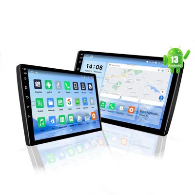 Rádio Universal de Carro 2Din com Wireless Android Auto / CarPlay e Câmera de Backup de Visão Retro