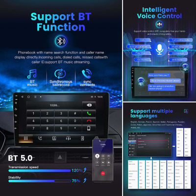 Universal 9 polegadas 10 polegadas Carplay Radio Screen Octa Core DSP QLED Com 8G128G Android Car Multimedia