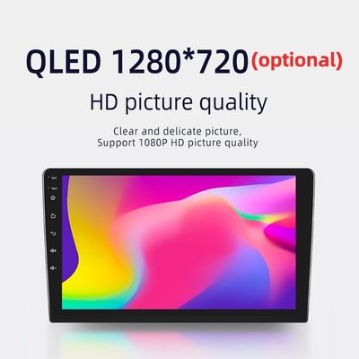 Rádio Universal Multilíngue 2 Din Android 12 para Carro para Nissan Toyota Kia Moderno
