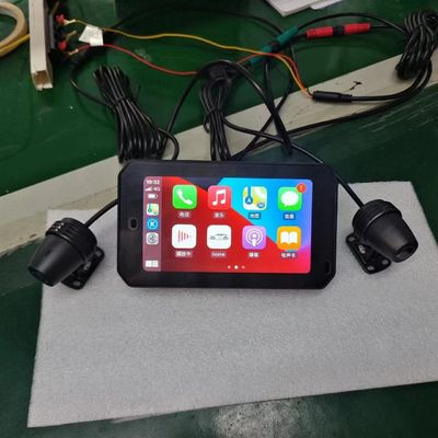 IP67 Impermeável 5 polegadas IPS Screen Motor Carplay GPS Navigator 2 em 1 Wireless Apple Car-play Android Auto