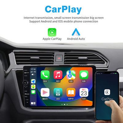 1 Din Universal Car Radio com 10,1 polegadas giratório Android 11 estéreo e DVD player