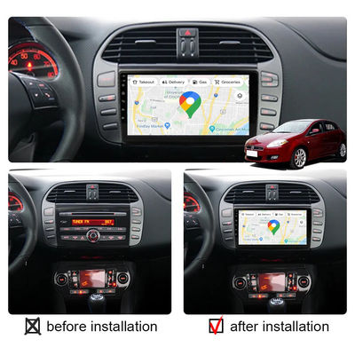 9 polegadas de tela sensível ao toque Android Car Stereo com sistema de navegação GPS e função de link de espelho