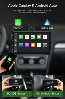 9 polegadas de tela sensível ao toque Android Car Stereo com sistema de navegação GPS e função de link de espelho