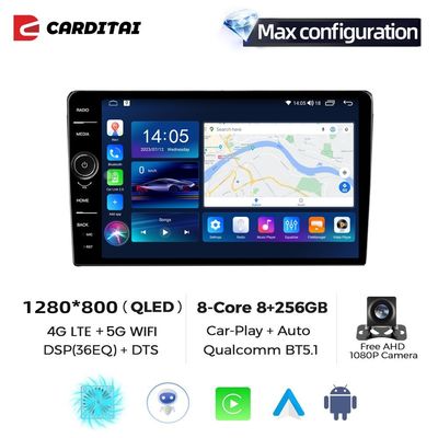 Carplay GPS Navigation 2 Din Android 11 para BMW 3 E90 E91 E92 E93 2005 2012 Rádio de carro