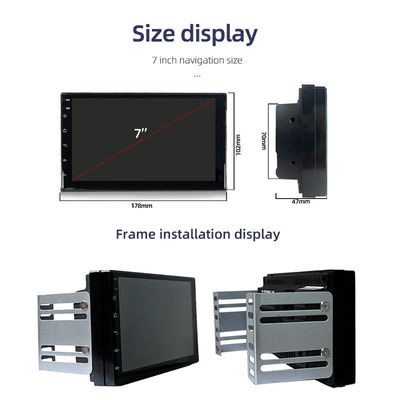 1 16GB Touch Screen Car Media Player com CarPlay sem fio e porta AUX