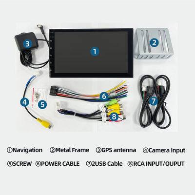 1 16GB Touch Screen Car Media Player com CarPlay sem fio e porta AUX