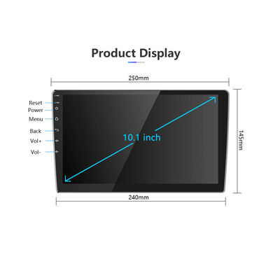 Android 9/10 Inch Car Touch Screen GPS Stereo Sistema de Navegação de Rádio para Eletrônicos Automóveis