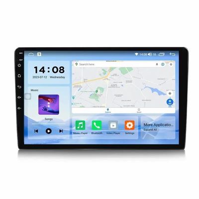 10.1 polegada Universal 2 Din Android Car Stereo com DSP 32EQ RDS Screen Multimedia Player