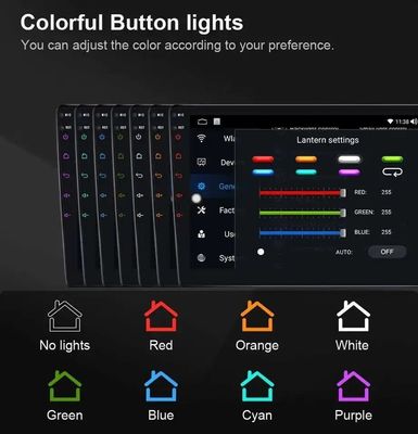 10.1 polegada Universal 2 Din Android Car Stereo com DSP 32EQ RDS Screen Multimedia Player