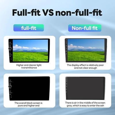 10.1&quot; Touch Screen 2 32GB Full-fit Android Media Player DVD 2Din Navegação Car Radio 360 Panorama CarPlay-Android Auto