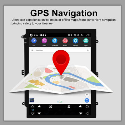 Android 10.1 Navegação GPS 2 32G Car Radio 9.7'' 2 DIN com CarPlay sem fio incorporado