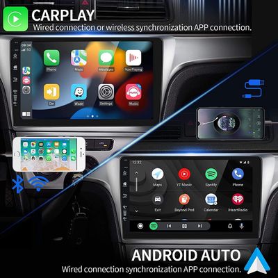 Carditai Android 10 QLED Car Audio 2 32G Head Unit com GPS incorporado e tela de 9/10 polegadas