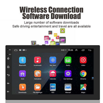 Universal 9 polegadas Android Car Stereo com CarPlay Wireless e touch screen
