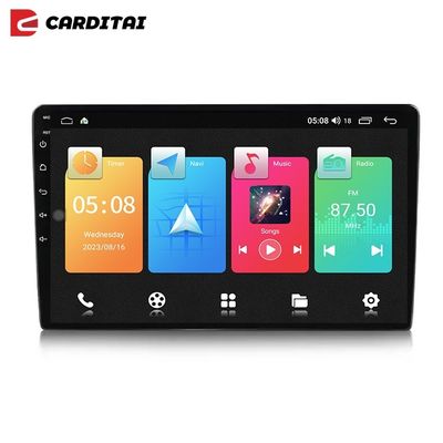 10.1 polegada de tela sensível ao toque 2 Din rádio de carro com função Android OS DSP e BT navegação