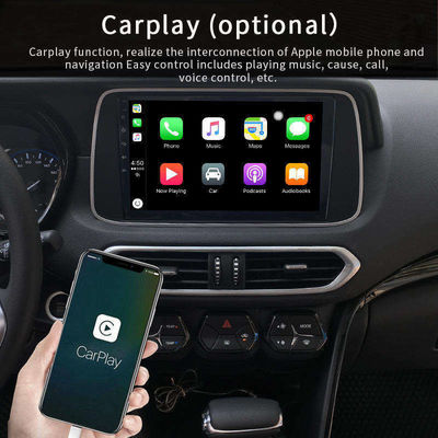 9" IPS/QLED Touch Screen Android 12 Car Radio com GPS Wifi Rear Camera e BT FM RDS