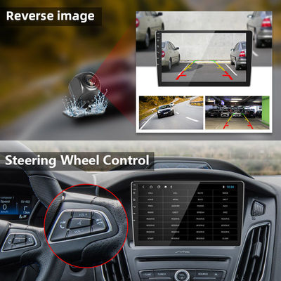 10 polegadas de tela sensível ao toque rádio de carro universal com multilinguagem e 2 Din design embutido