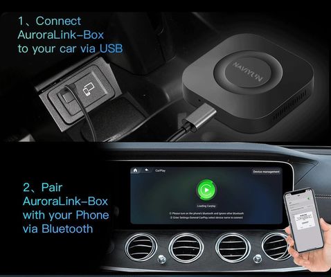 Atualização para a mais recente tecnologia Wireless CarPlay Ai Box para Volvo Ford Benz VW KIA