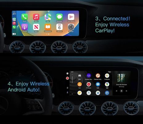 Atualização para a mais recente tecnologia Wireless CarPlay Ai Box para Volvo Ford Benz VW KIA