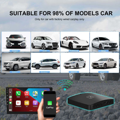 Atualização para a mais recente tecnologia Wireless CarPlay Ai Box para Volvo Ford Benz VW KIA