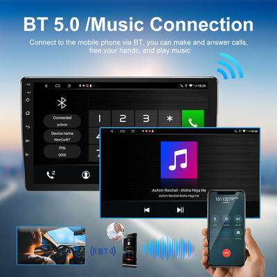 Universal 2din Car Radio Audio Stereo com 2G 32G Android 10.0 DSP e tela giratória