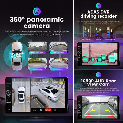 Universal Construído em 4G Android 12 Auto Electronics TS18 9/10inch Knob Headunit Car Radio