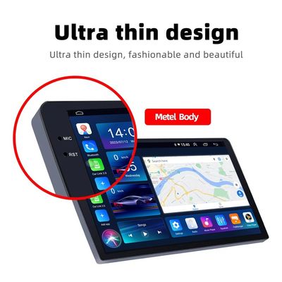 9 polegadas Universal Car Radio Android12 Car Panel Screen 5G WiFi Car DVD Player GPS Navegação