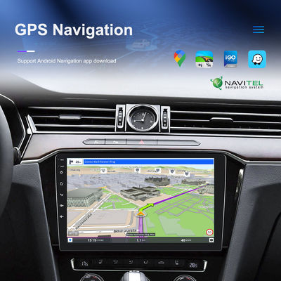 Universal Car 2 Din Android12 Carplay GPS TS7 Player com suporte a vários idiomas
