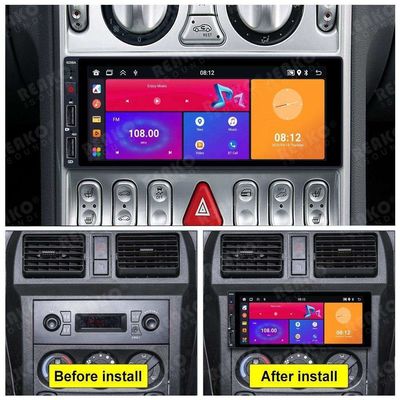 Bluetooth Função 1 Din Car Radio Audio Screen com FM Aux Input Receiver e OLED Screen