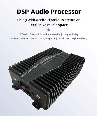 12-24v Voltage 4 Way DSP Car Amplifier para Android Grande tela fornecimento e desempenho