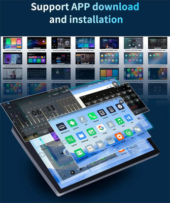 Colocação do painel MP5 Multimedia Player com Bluetooth e Sistema de Áudio 2k