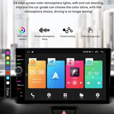 Colocação do painel de instrumentos Rádio de carro estéreo de 8 polegadas com navegação GPS e Android Auto sem fio