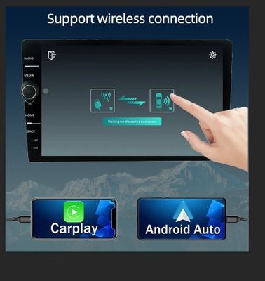 Colocação do painel de instrumentos Rádio de carro estéreo de 8 polegadas com navegação GPS e Android Auto sem fio