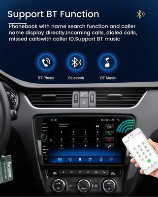 Colocação do painel de instrumentos Rádio de carro estéreo de 8 polegadas com navegação GPS e Android Auto sem fio