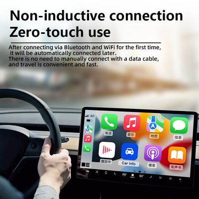 CarPlay portátil Android 13 Multimédia Vídeo Car Play Wireless Ai Box para purificador de ar de carro