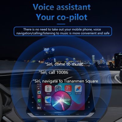 CarPlay portátil Android 13 Multimédia Vídeo Car Play Wireless Ai Box para purificador de ar de carro