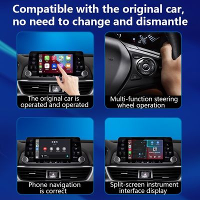 CarPlay portátil Android 13 Multimédia Vídeo Car Play Wireless Ai Box para purificador de ar de carro