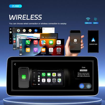 Universal 12.3 polegadas CarPlay Android GPS Navigation Player com função DSP Contacte-nos
