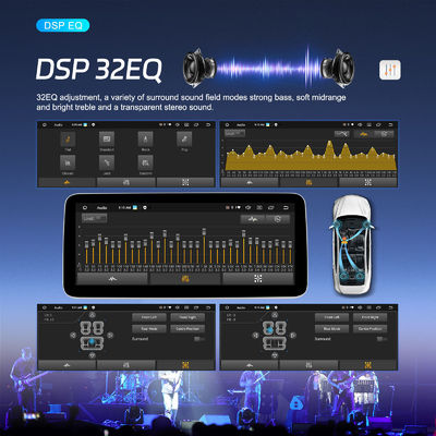 Universal 12.3 polegadas CarPlay Android GPS Navigation Player com função DSP Contacte-nos