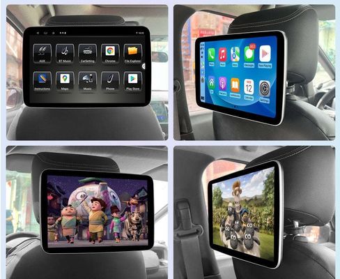 MP3/MP4 Players Combinação de apoio de cabeça Monitor Display IPS Android Tablet para assento traseiro do carro