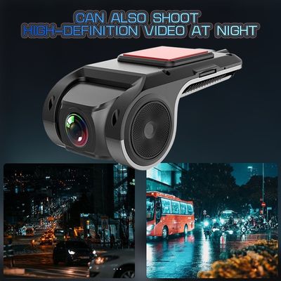 USB Car Dash Cam HD 1080P 170° Gravador de Grande Ângulo Frente ADAS Android DVR versão Noturna