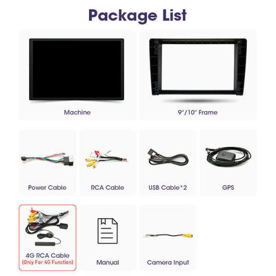 13.3 polegadas Android 11.0 Carplay Multimedia Car Radio com tela sensível ao toque e função OBD2