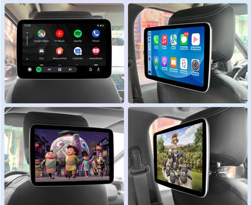 10Display de apoio de cabeça de carro de 5 polegadas Android 9.0 Octa Core 1 16GB Video Player com Monitor